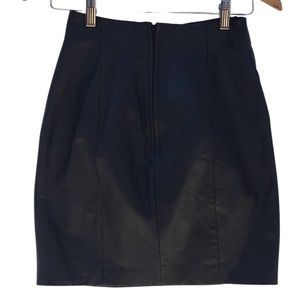 Wilson’s leather vintage Black leather skirt